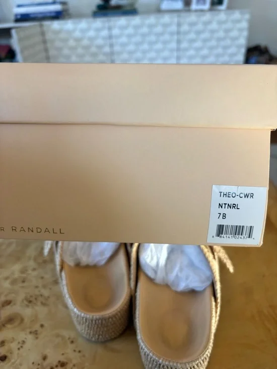 Loeffler Randal Theo Sandal in raffia - Picture 10 of 10